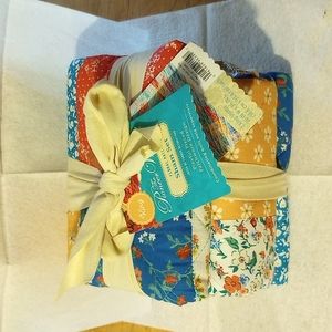 Floral patch sham set